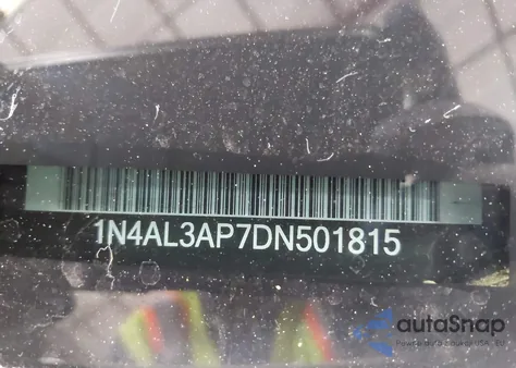 2013 Nissan Altima 2.5 S из США, поврежденный, VIN 1N4AL3AP7DN501815